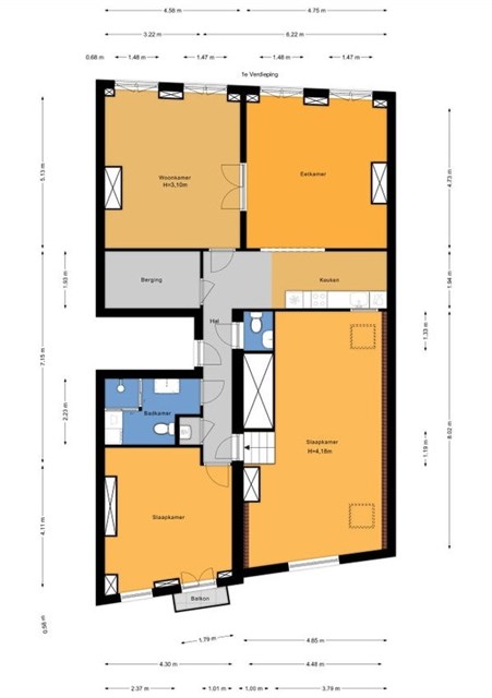 Foto 2: Den Haag - Lange Houtstraat - Foto 2