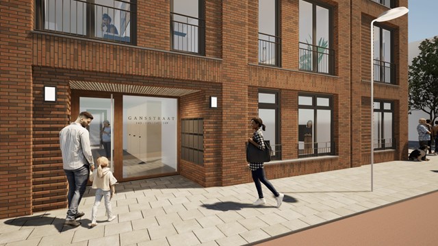 Foto 1: Utrecht - Gansstraat - Foto 1