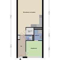 Roosendaal, Laan van België, 2-kamer appartement - foto 6