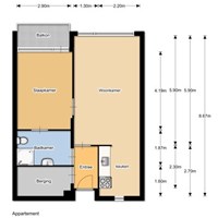 Harderwijk, Drift, 2-kamer appartement - foto 6