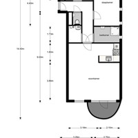 Tilburg, President Steijnstraat, 3-kamer appartement - foto 5
