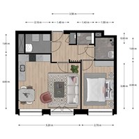 Delft, Houttuinen, 2-kamer appartement - foto 6