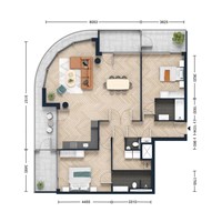 Rotterdam, Pampuskade, 3-kamer appartement - foto 4