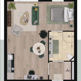 Eindhoven, Glorieuxlaan, zelfstandige studio - foto 2