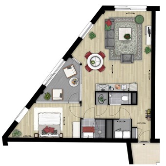 Arnhem, Kleine Oord, 2-kamer appartement - foto 2