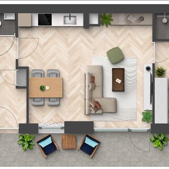 Leeuwarden, Swurdkade, 3-kamer appartement - foto 2