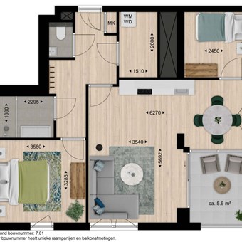 Tilburg, Frederikstraat, 3-kamer appartement - foto 2