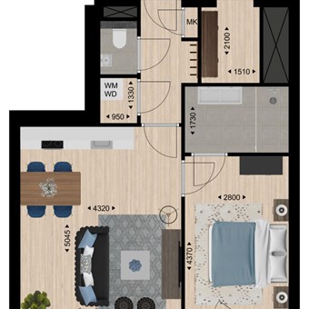 Tilburg, Frederikstraat, 2-kamer appartement - foto 2