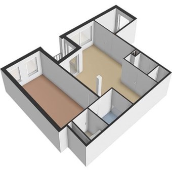 Bergen op Zoom, Kettingstraat, 2-kamer appartement - foto 2