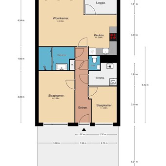 Amersfoort, Baak van Katwijk, 3-kamer appartement - foto 2
