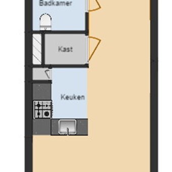 Leeuwarden, Zuidvliet, 2-kamer appartement - foto 2