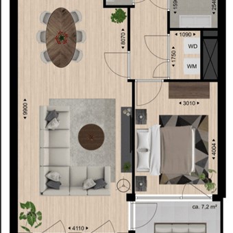 Tilburg, Emmapassage, 2-kamer appartement - foto 2