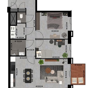 Amsterdam, Ks Ibisplantsoen, 3-kamer appartement - foto 2