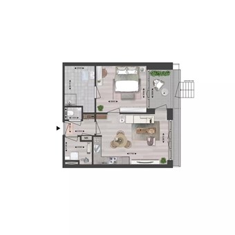 Eindhoven, Ir Kalffstraat, 2-kamer appartement - foto 2