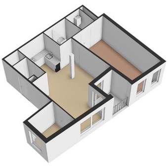 Bergen op Zoom, Kettingstraat, 2-kamer appartement - foto 3