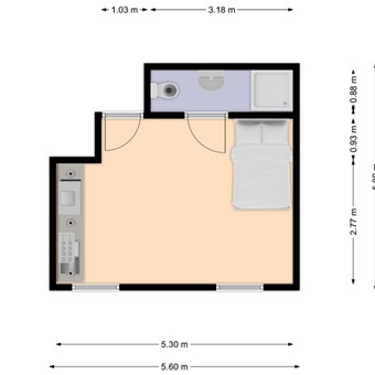 Utrecht, H.J. Schimmelplein, zelfstandige studio - foto 2