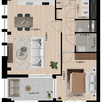 Tilburg, Frederikstraat, 2-kamer appartement - foto 2