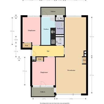 Tilburg, Europalaan, 3-kamer appartement - foto 2