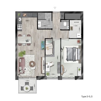 Leiden, Artemisstraat, 3-kamer appartement - foto 2