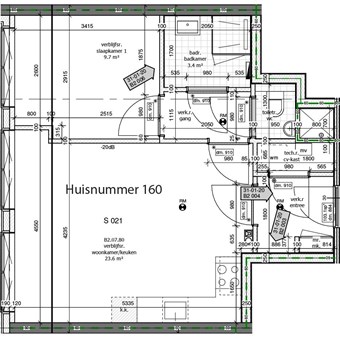 Eindhoven, Ir Kalffstraat, 2-kamer appartement - foto 2