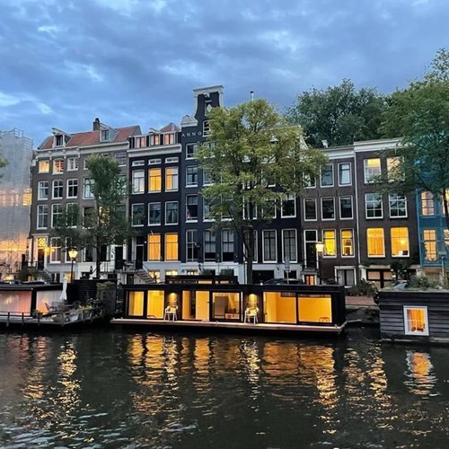 Amsterdam, Nieuwe Keizersgracht, woonboot - foto 1